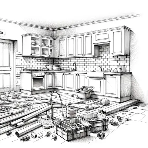 Demolición desescombro e instalación de fontanería y electricidad en cocina Demolición desescombro e instalación de fontanería y electricidad en cocina