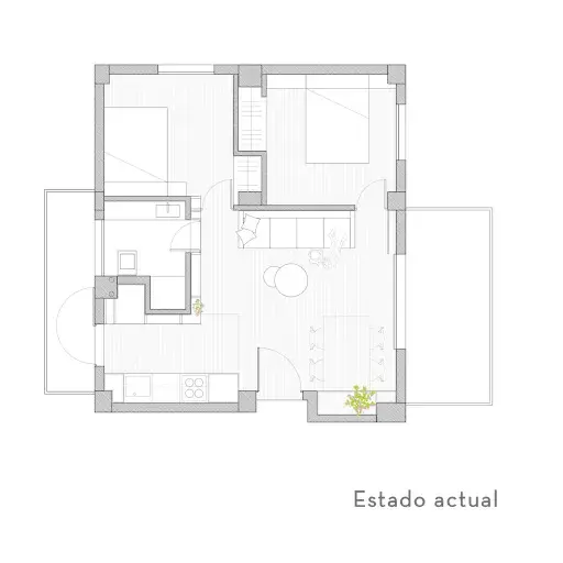 plano de reforma de apartamento para reforma integral estado actual plano de reforma de apartamento para reforma integral estado actual