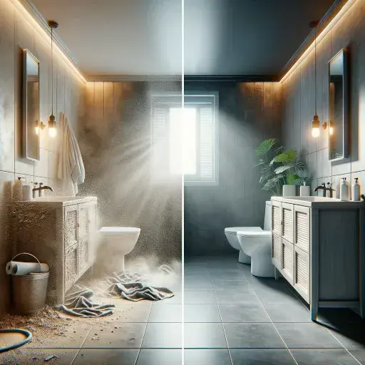 reforma de baño barata antes y después